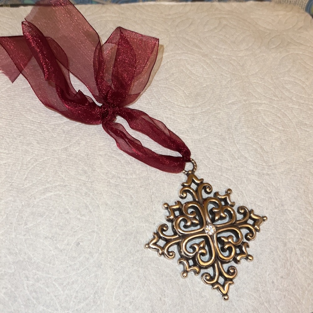 Brighton Snowflake Christmas Tree Ornament